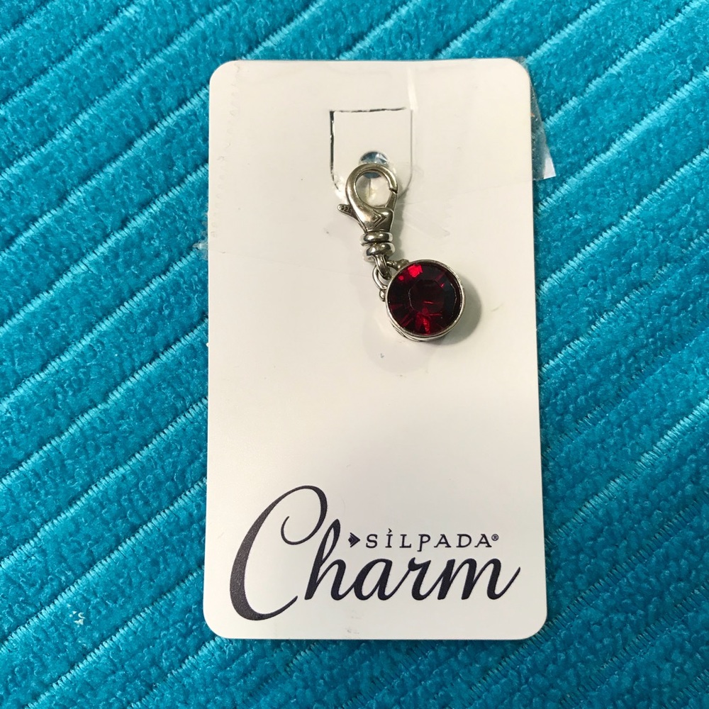 Silpada January Birthstone Charm C2527